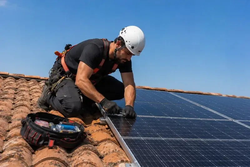 Maintenance et monitoring de panneaux solaires à Oyonnax