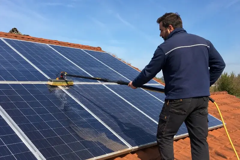 Nettoyage et entretien de panneaux solaires à Oyonnax